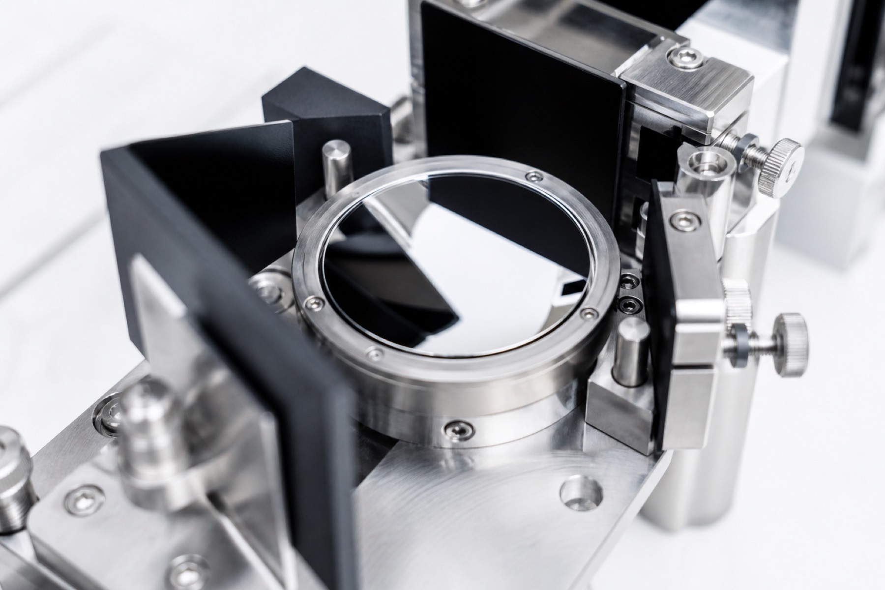Coronagraph optics on a bench